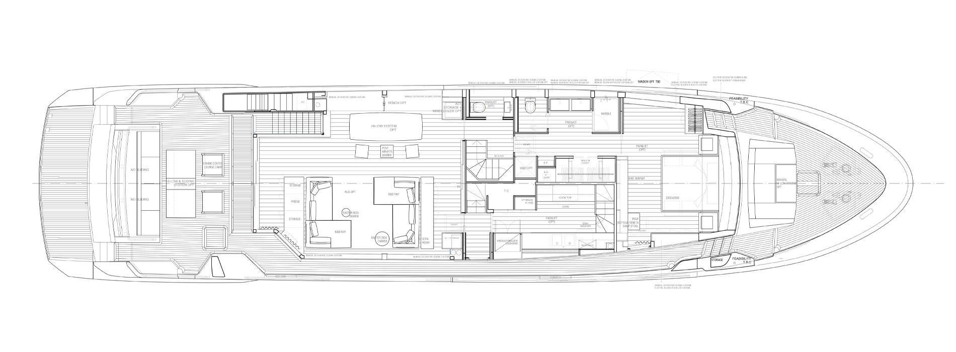 Sanlorenzo Yachts SL102A-746 Главная палуба