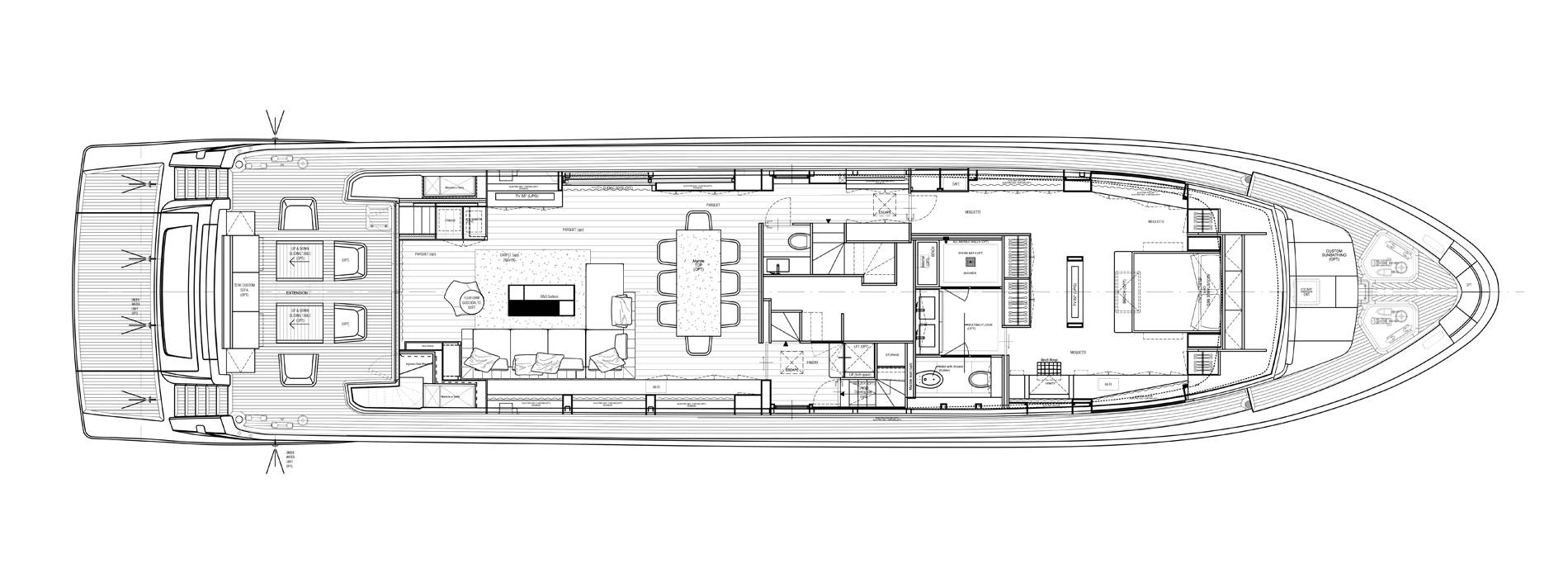 Sanlorenzo Yachts SL106-725 Главная палуба