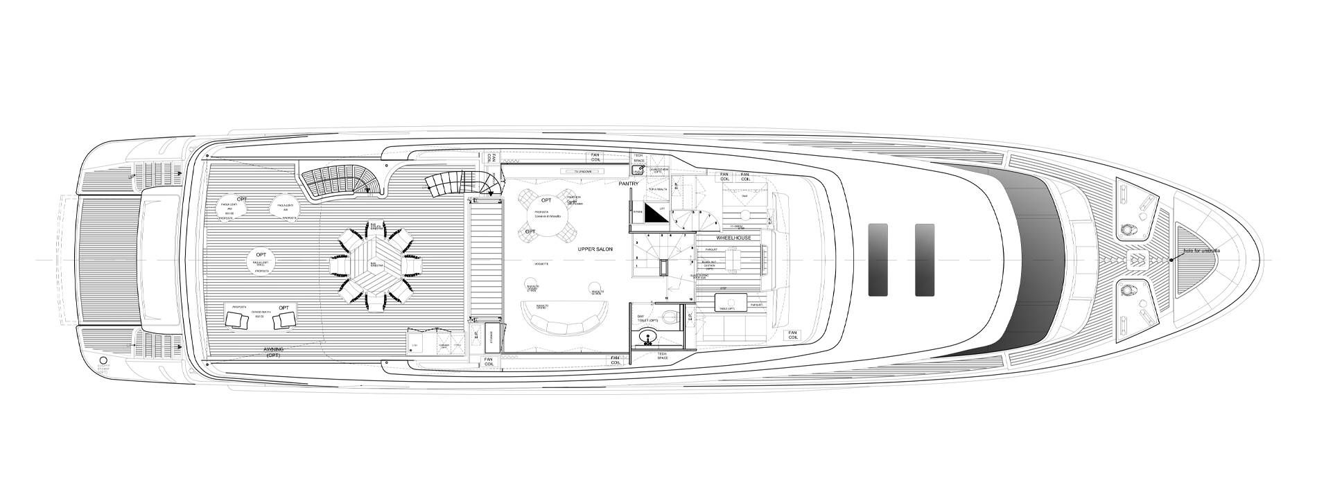 Sanlorenzo Yachts SD112-65 верхний палуба